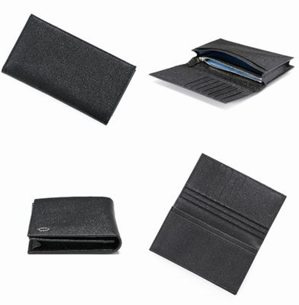 ブルガリ N級品☆BVLGARI☆ ロゴリング付 二つ折り長財布♪11369262