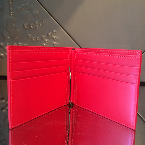 16W 新作☆ルブタン 財布 コピー☆KASPERO MONEY CLIP★ スパイク ★ブラック 3165066CM53