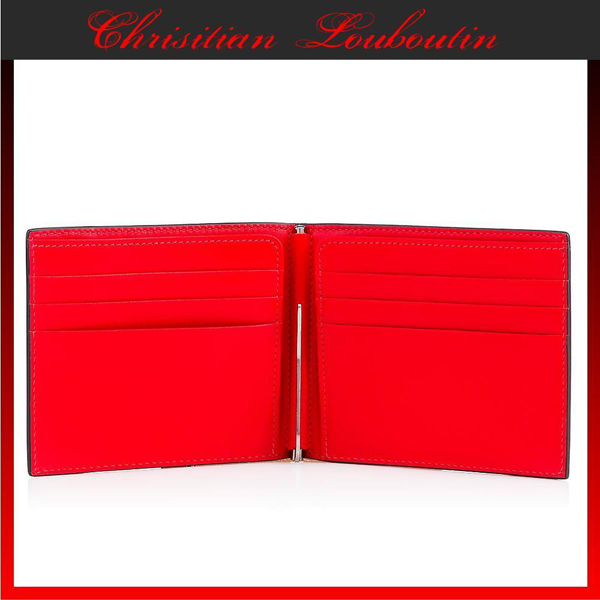 安心国内発送 Christian Louboutinクリスチャンルブタン財布スーパーコピー Kaspero Clip 財布