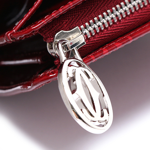 カルティエ Cartier 二つ折財布 ハッピーバースデイ ボルドー L3000347 レディース 