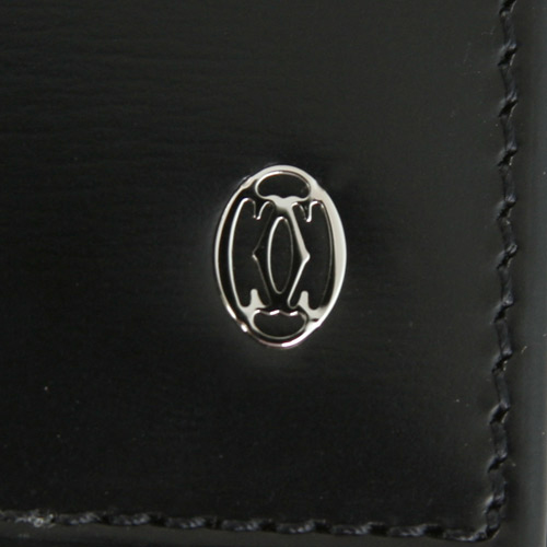 カルティエ Cartier 二つ折財布【札入れ】 パシャ ブラック L3000220 メンズ 