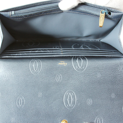 カルティエ Cartier 長財布 ハッピーバースデイ ブルー L3000836 