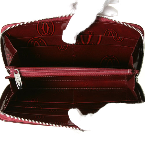 カルティエ Cartier 長財布 ハッピーバースデイ ボルドー L3000721 レディース