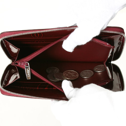 カルティエ Cartier 長財布 ハッピーバースデイ ボルドー L3000721 レディース