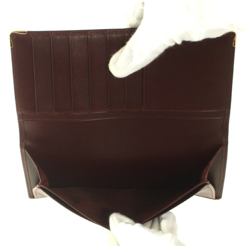 カルティエ Cartier 長財布【札入れ】 マストライン ボルドー L3000465 メンズ レディース