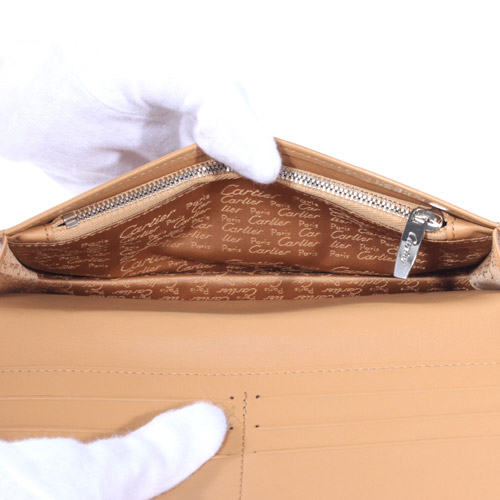 カルティエ Cartier 二つ折財布 パシャ ベージュ L3000970