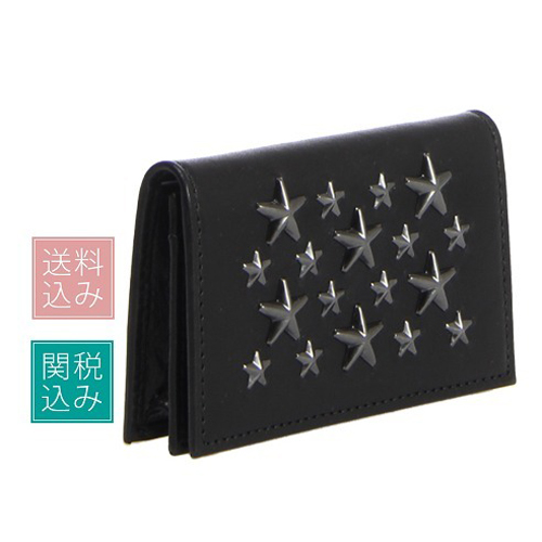 ジミーチュウ財布スーパーコピー Jimmy Choo/スタッズ カードケース gunmetal jimmychoo37