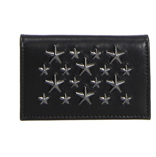 ジミーチュウ財布スーパーコピー Jimmy Choo/スタッズ カードケース gunmetal jimmychoo37