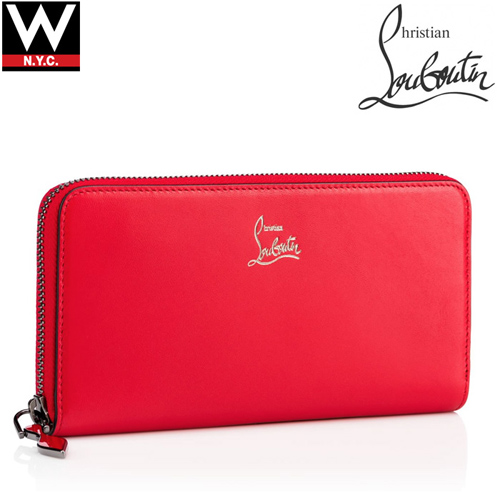 Christian Louboutin (ルブタン 財布 コピー)パネットーネ カーフ ウォレット 長財布 REDsmtb-TK 10P01Nov14