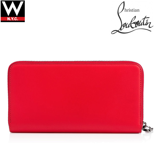 Christian Louboutin (ルブタン 財布 コピー)パネットーネ カーフ ウォレット 長財布 REDsmtb-TK 10P01Nov14