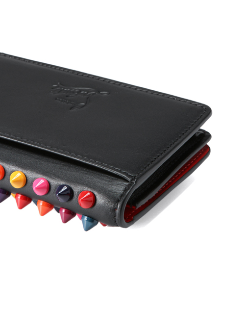 クリスチャン ルブタン 財布 コピー カーフスキン　カードケースMILOS CALF MULTI/SPIKES MIX 1145068 M105