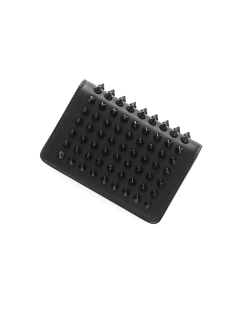 クリスチャン ルブタン 財布 コピー　カードケースMILOS CALF/SPIKES 1145067 CM53