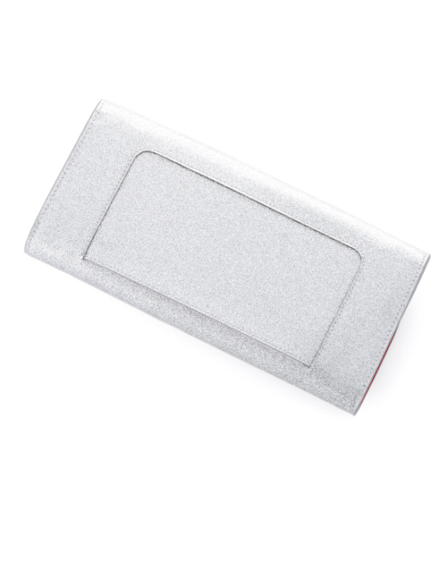 クリスチャン ルブタン 財布 コピー 二つ折り長財布RIVIERA LONG WALLET GLITTER MINI 1145106 SV20
