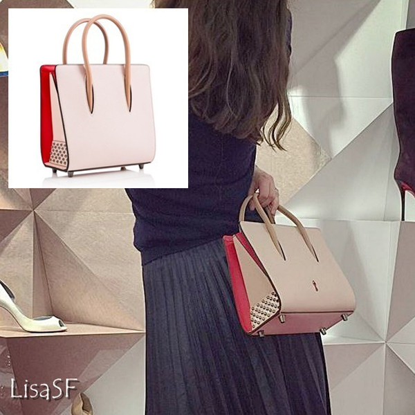 SS16新作 Newアイコンバッグ♪クリスチャンルブタンバッグスーパーコピー Paloma ペールピンク