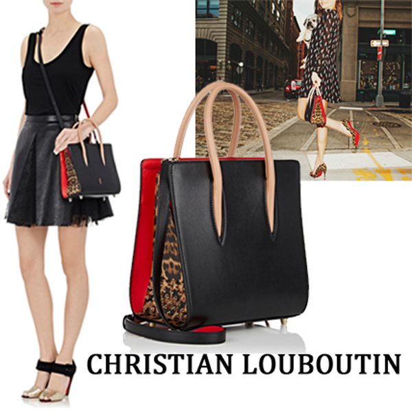関税・送料込 LOUBOUTIN クリスチャンルブタンバッグスーパーコピー Paloma Small Spiked トート