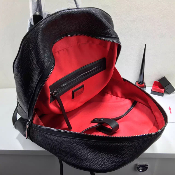 16新作 VIPセール★ルブタンコピー★☆ALIOSHA Backpack☆CALF RANCH ブラック