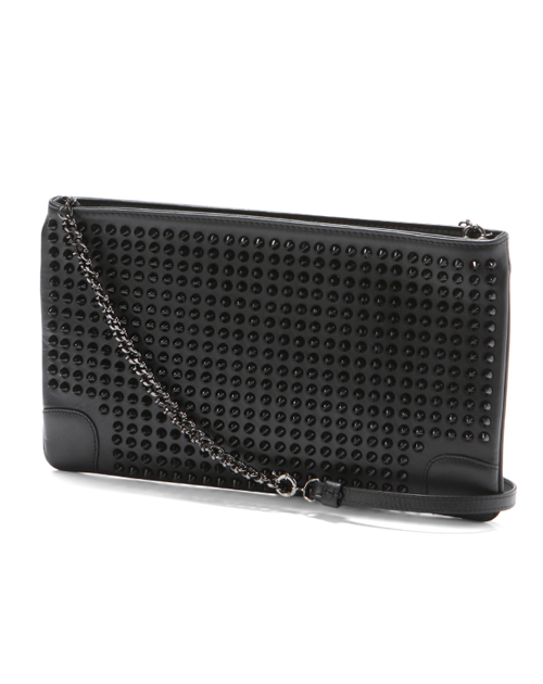 クリスチャン ルブタン 財布 コピー　ショルダー付 クラッチバッグLOUBIPOSH CLUTCH CALF PARIS/SPIKES 3120508 CM53