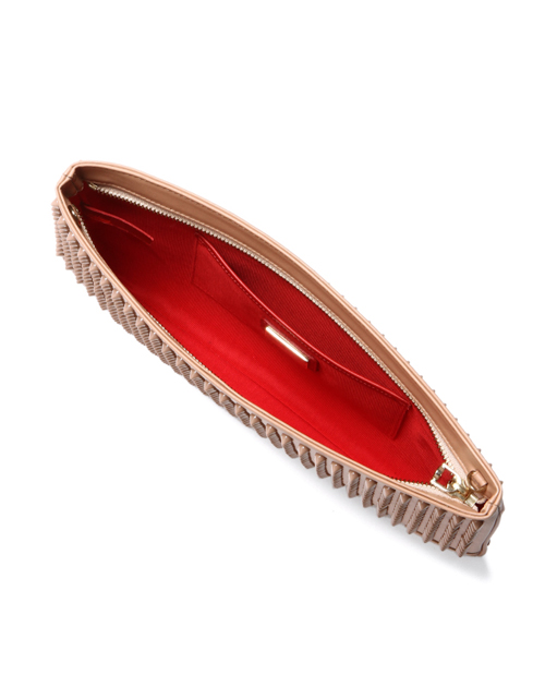 クリスチャン ルブタン 財布 コピー ショルダー付 クラッチバッグLOUBIPOSH CLUTCH CALF PARIS/SPIKES 3120508 BG4W