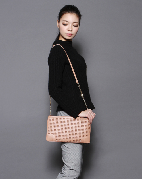 クリスチャン ルブタン 財布 コピー ショルダー付 クラッチバッグLOUBIPOSH CLUTCH CALF PARIS/SPIKES 3120508 BG4W
