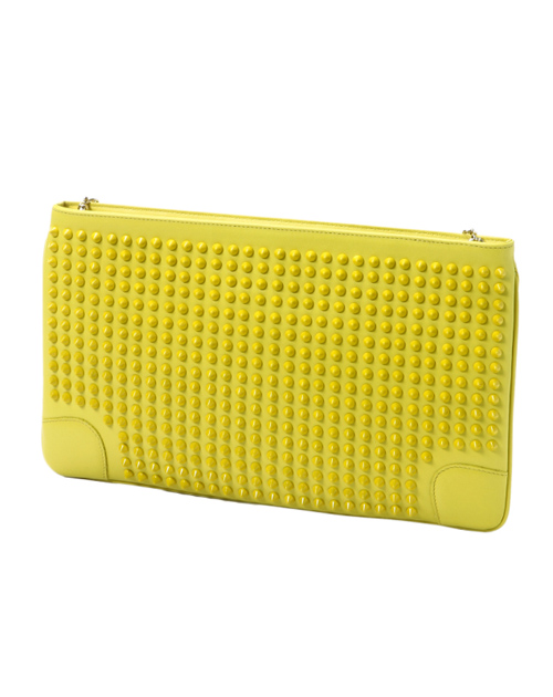 クリスチャン ルブタン 財布 コピー　ショルダー付 クラッチバッグLOUBIPOSH CLUTCH CALF PARIS/SPIKES 3120508 Y031