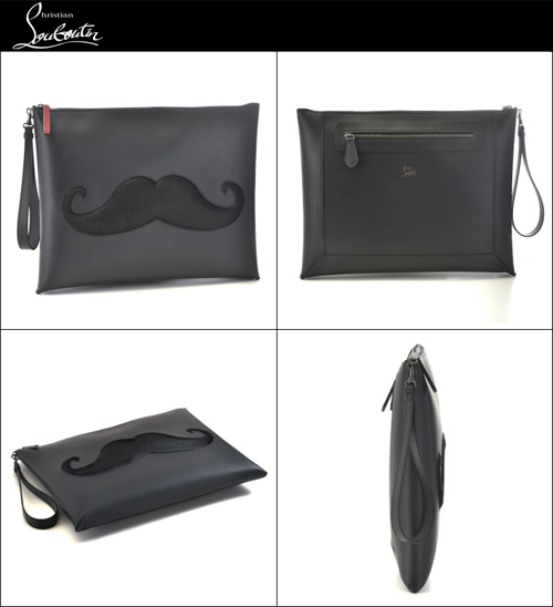 ルブタン 財布 コピー/CHRISTIAN LOUBOUTIN Peter Pouch クラッチバッグ ブラック 2015年春夏新作 1155015-0001-BK01