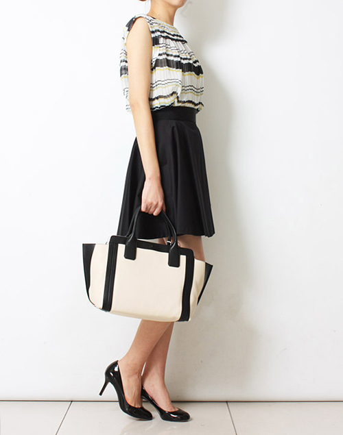 限定セール！Chloeクロエ ALISONトートバッグ人気Husky white