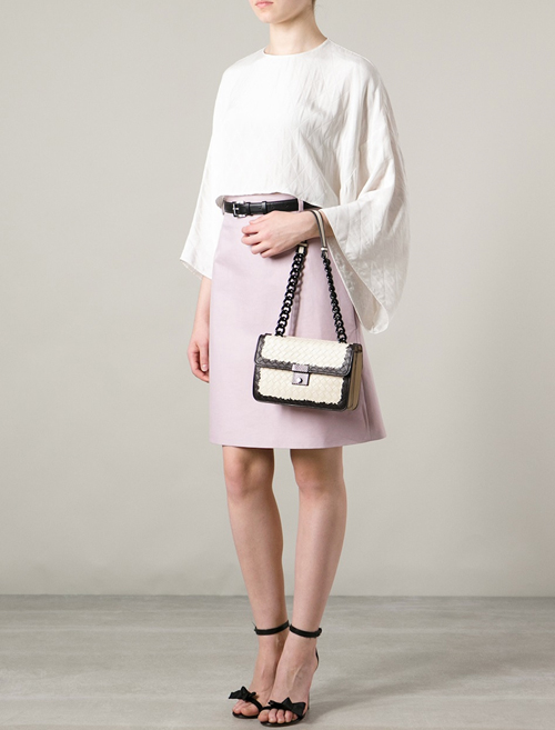 14SS BV002 ボッテガ ヴェネタBOTTEGA VENETA intrecciato nappa glass bag