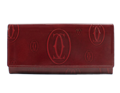 カルティエ スーパーコピー Cartier 長財布 ハッピーバースデイ ボルドー L3001281