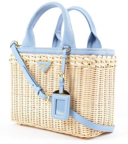 大人気プラダ★MIDOLLINO カナパ カゴバッグ★関税送料込