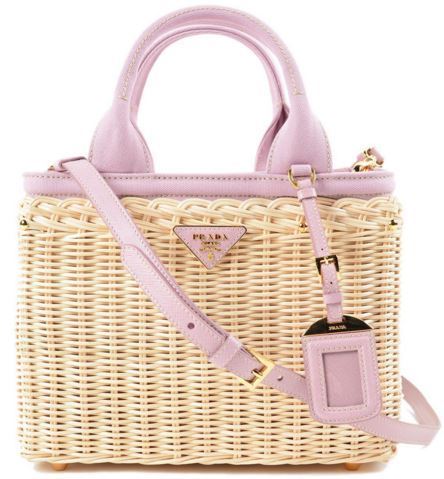 大人気プラダ★MIDOLLINO カナパ カゴバッグ★関税送料込