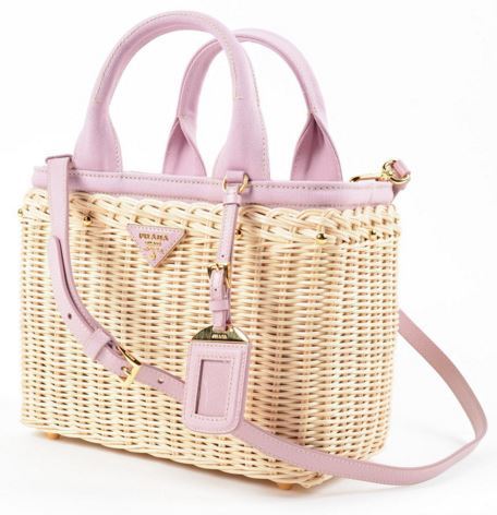 大人気プラダ★MIDOLLINO カナパ カゴバッグ★関税送料込
