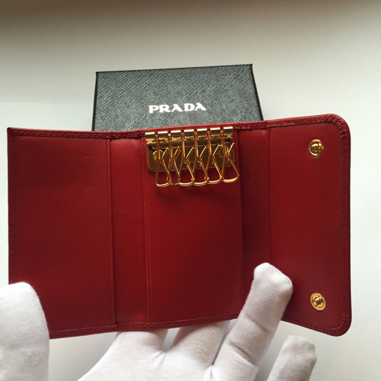 【大人気・完売続出】PRADA VITELLOMOVE★6連キーケース★キーホルダー