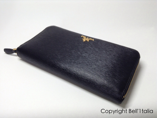 PRADA☆1M0506☆VITELLOMOVEラウンドジップ長財布