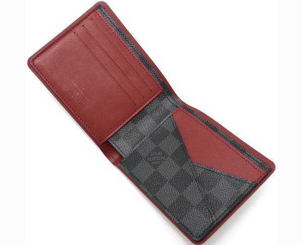ルイヴィトン スーパーコピー LOUIS VUITTON 二つ折財布 札入れ ダミエ グラフィット ポルトフォイユ・ミュルティプル N63260