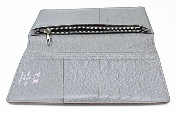 ルイヴィトン スーパーコピー 長財布 Louis Vuitton M32653 財布 タイガ ポルトフォイユ・ブラザ メンズ グラシエ ライトグレー