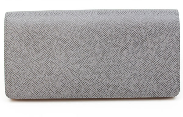 ルイヴィトン スーパーコピー 長財布 Louis Vuitton M32653 財布 タイガ ポルトフォイユ・ブラザ メンズ グラシエ ライトグレー