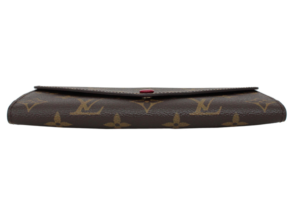 ルイヴィトンスーパーコピー 長財布 モノグラム M60708 フューシャ（赤） ポルトフォイユ・ジョセフィーヌ