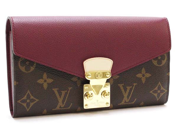 ルイ ヴィトン モノグラムキャンバス×レザー ポルトフォイユ パラス 二つ折り長財布 モノグラム M58413 LOUIS VUITTON オロール