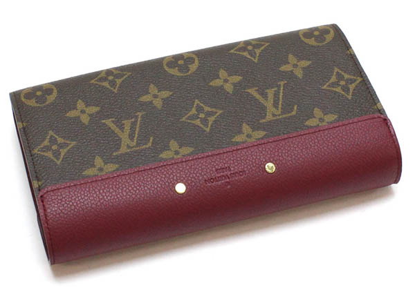 ルイ ヴィトン モノグラムキャンバス×レザー ポルトフォイユ パラス 二つ折り長財布 モノグラム M58413 LOUIS VUITTON オロール
