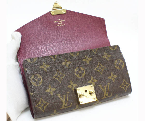 ルイ ヴィトン モノグラムキャンバス×レザー ポルトフォイユ パラス 二つ折り長財布 モノグラム M58413 LOUIS VUITTON オロール