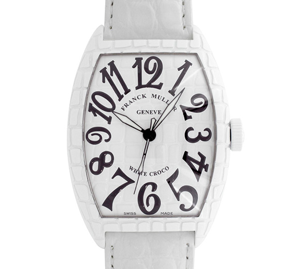 フランクミュラー トノウカーベックス ホワイトクロコ 8880SC WHT CRO