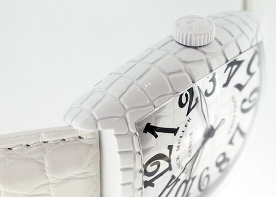フランクミュラー トノウカーベックス ホワイトクロコ 8880SC WHT CRO