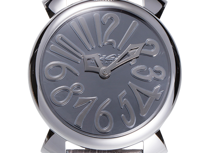 ガガミラノ GaGa MILANO 時計 ユニセックス グレー 2016 SS MANUALE40MM 5220.MIR.01 ミラー 雑誌掲載 限定 マヌアーレ