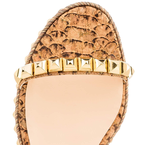 2016新色 ルブタン 靴 コピー CHRISTIAN LOUBOUTIN ★ Cataclou Cork Ecorce 60mm【大人気】