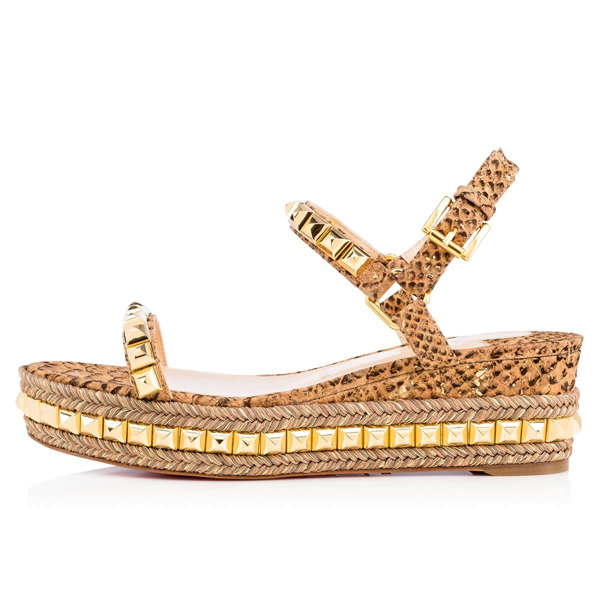 2016新色 ルブタン 靴 コピー CHRISTIAN LOUBOUTIN ★ Cataclou Cork Ecorce 60mm【大人気】