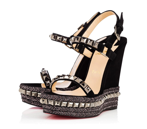 2016新色 【Christian Louboutin】ルブタン 靴 コピー Cataclou Suede 140 mm/ Black
