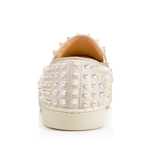 2016新作 ルブタン 靴 コピー☆Christian Louboutin Roller Boat スパイク スリッポン カーフ 1160745W061