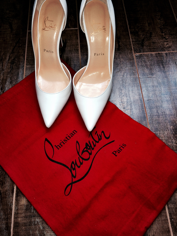 2016新作 結婚式にも!ルブタン 靴 コピー【Christian Louboutin】IRIZA100mmホワイトパンプス