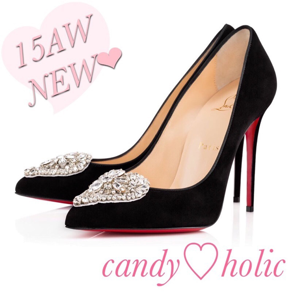 2016新作 ルブタン 靴 コピー Christian Louboutin 15AW限定 Cristacora 100mm Black