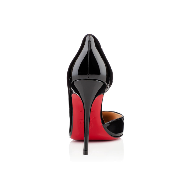2016新作SALE 美色 ルブタン 靴 コピー Christian Louboutin Iriza100パテント,Black
